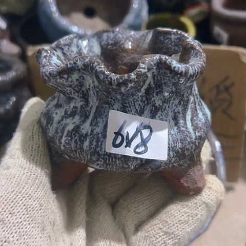 红陶粗陶花盆手工