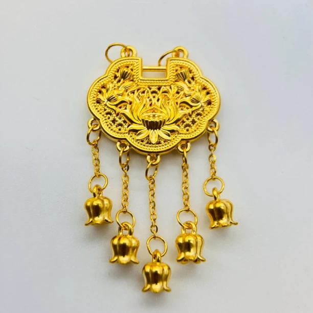 足金饰品/璎珞流苏锁/2.67/1B5B16136/q