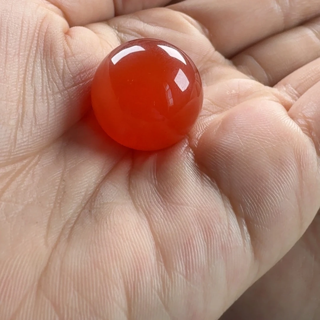 南红玛瑙未镶嵌圆珠19.4