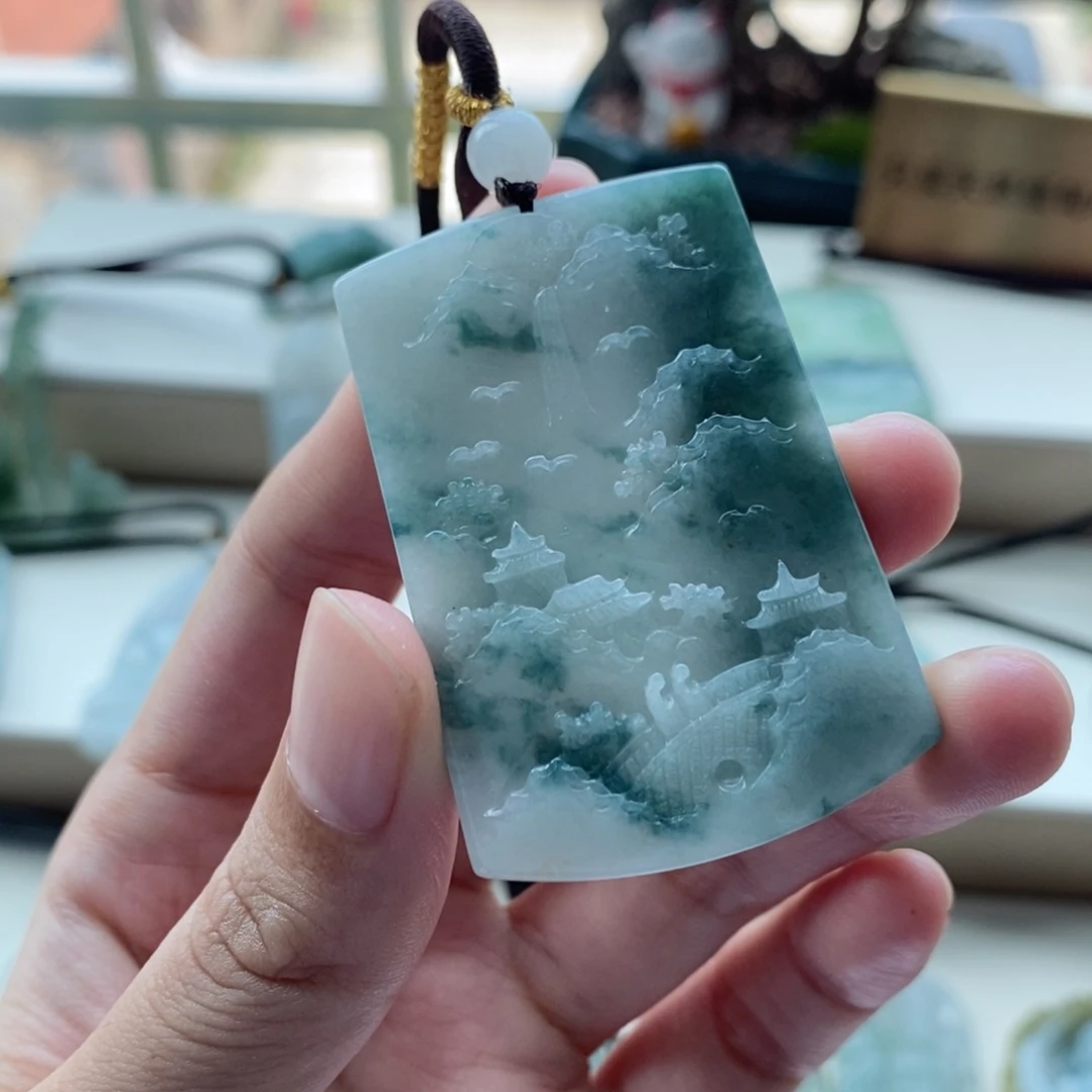 【闪购商品】颈饰未镶嵌翡翠天然缅甸A货翡翠