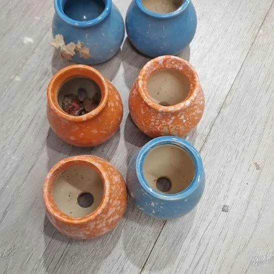 微瑕陶瓷盆满12包邮