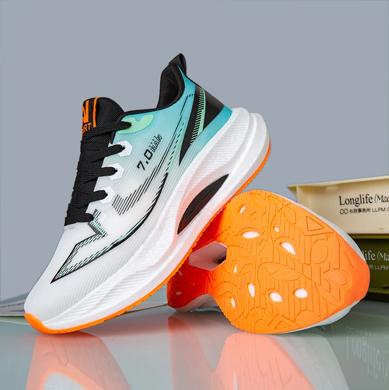 透气跑步鞋子网面跑鞋男士时尚休闲百搭夏季潮流潮鞋情侣学生减震