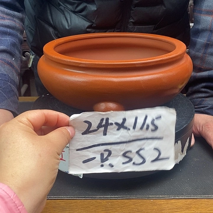 紫砂花盆货号一只SS2