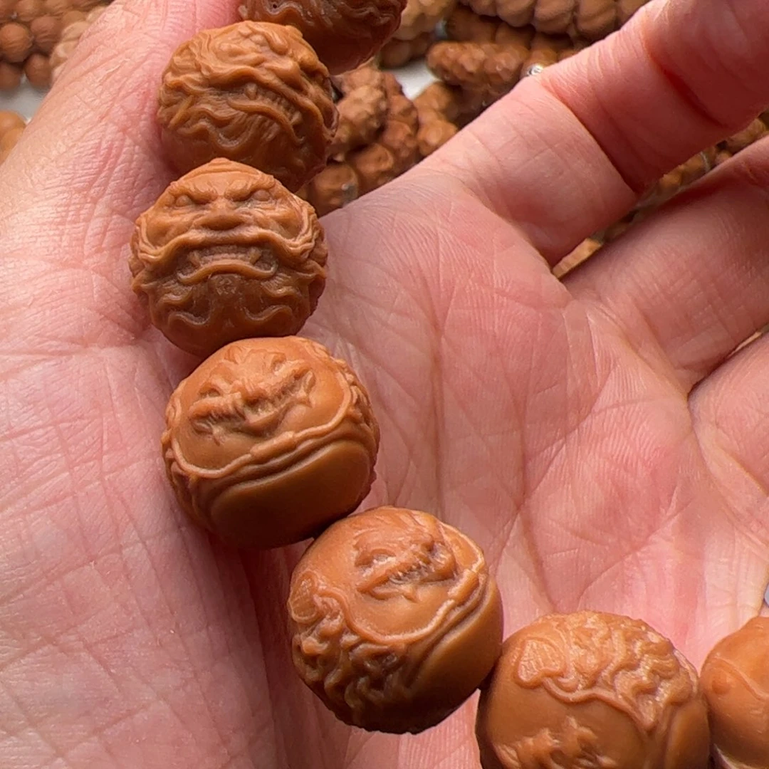 猴头核桃吊坠全品钟馗纳福16