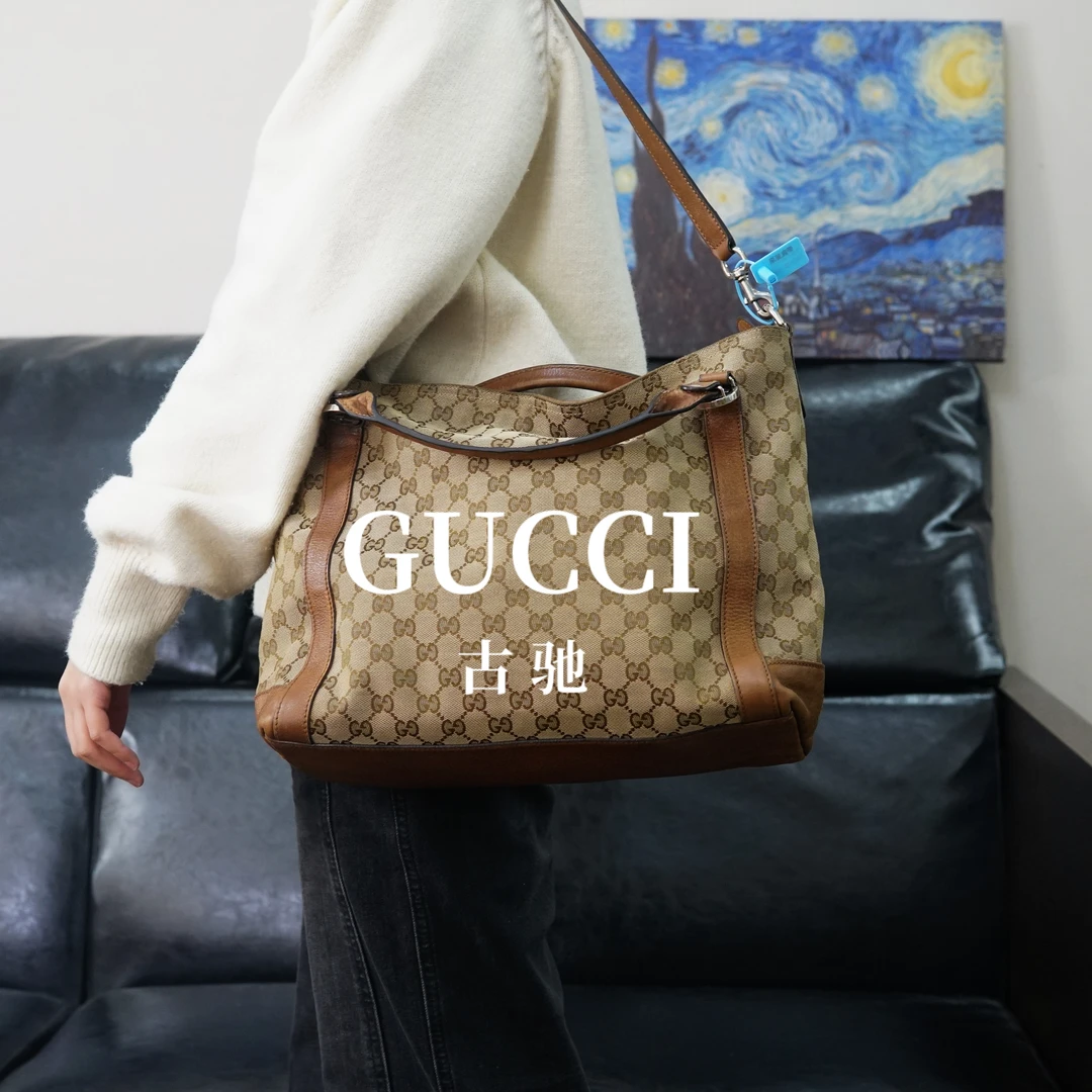 95新 GUCCI/古驰 老花斜挎包/ZS01324003/4003