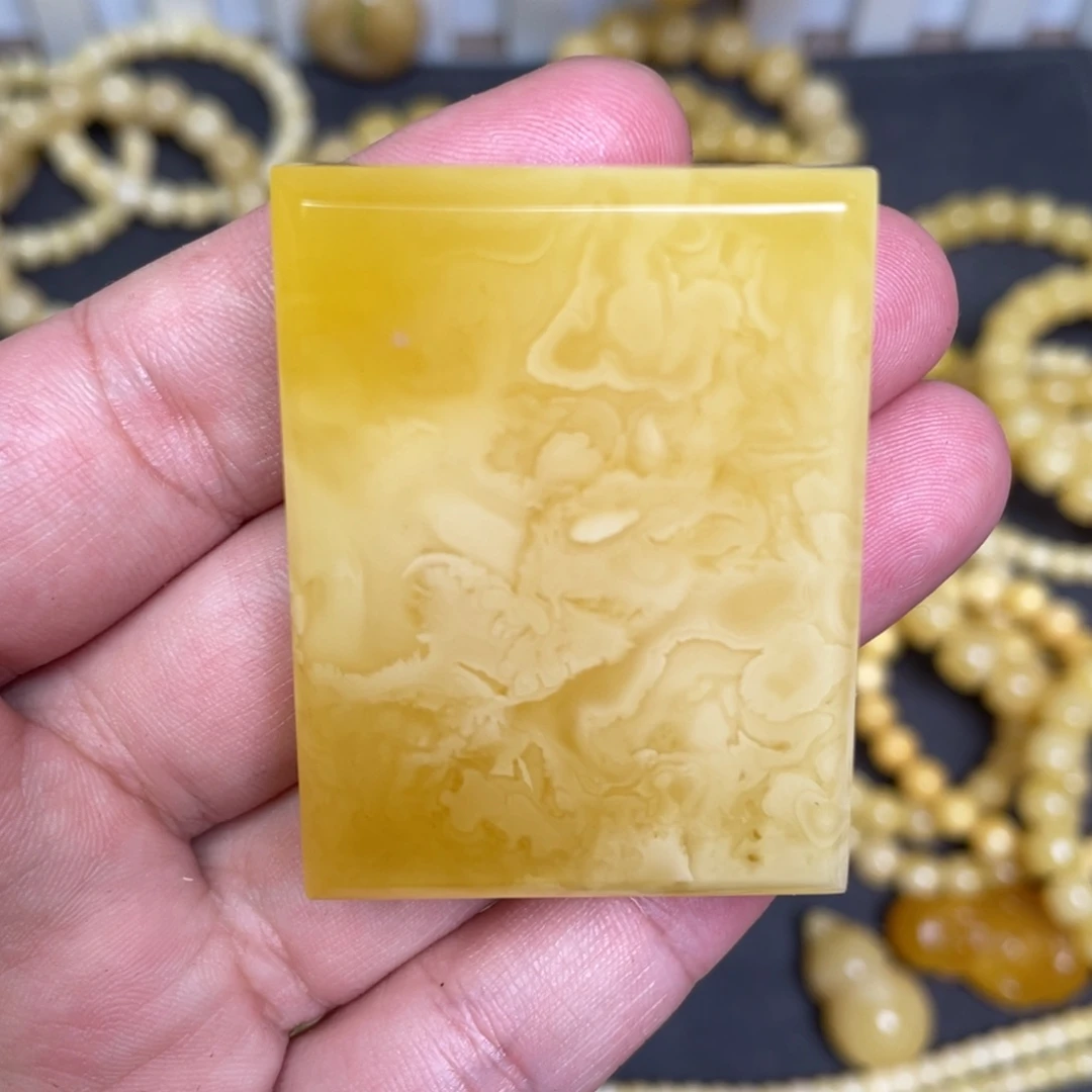 蜜蜡未镶嵌裸石蜜蜡牌子32.8