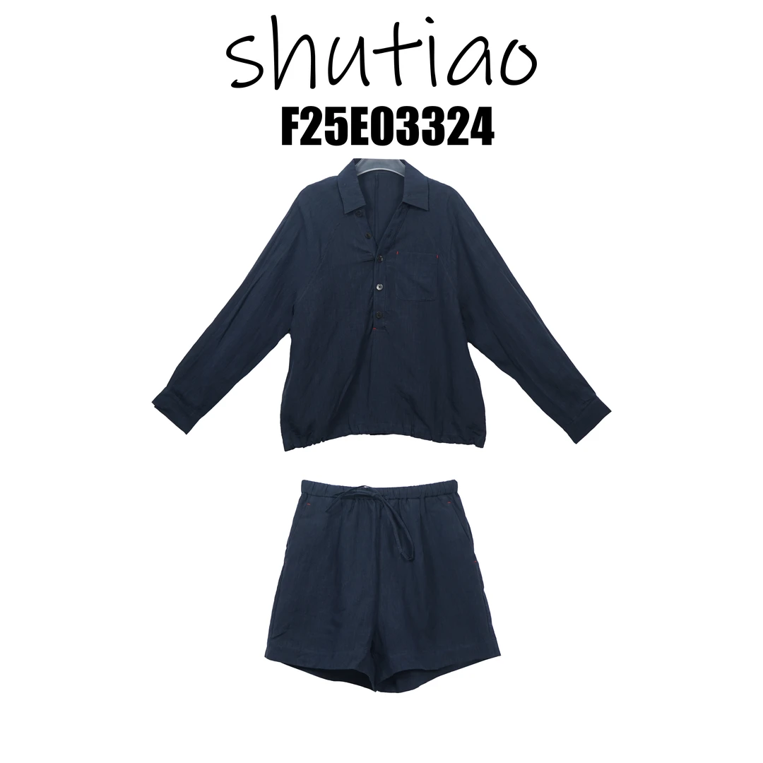 【SHUTIAO】2025夏季：新款小众设计款套装F25E03324
