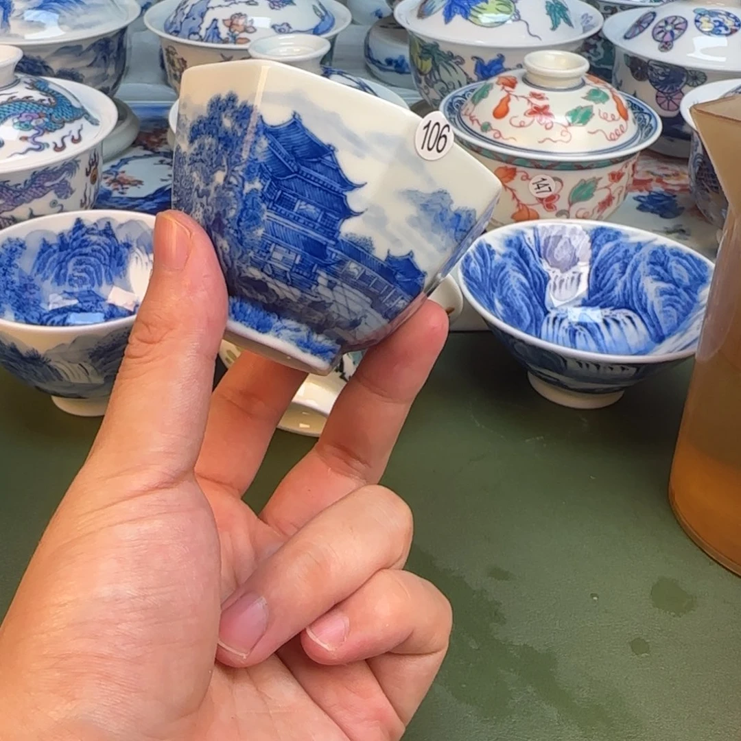 彦祖手工手绘茶具106