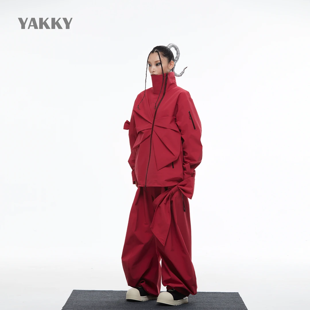 【新品】YAKKY绯麗系列3L滑雪服上衣防水外套雪裤套装