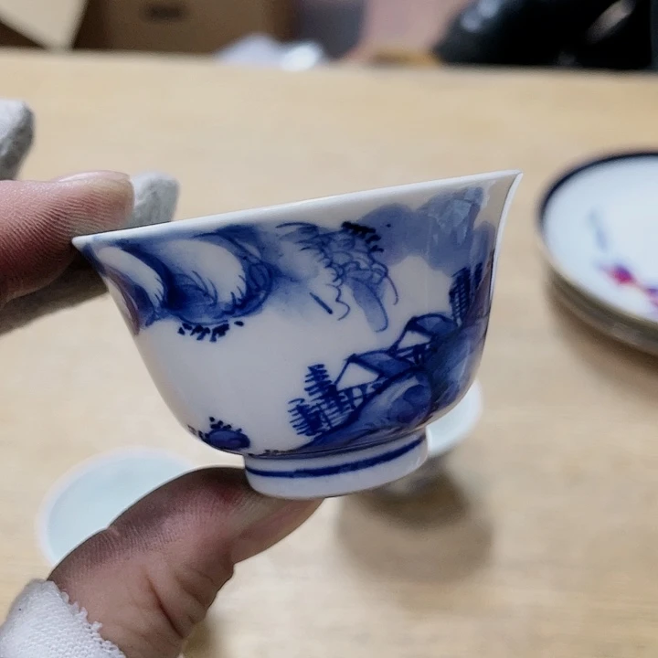 中古回流老物件，老茶杯123