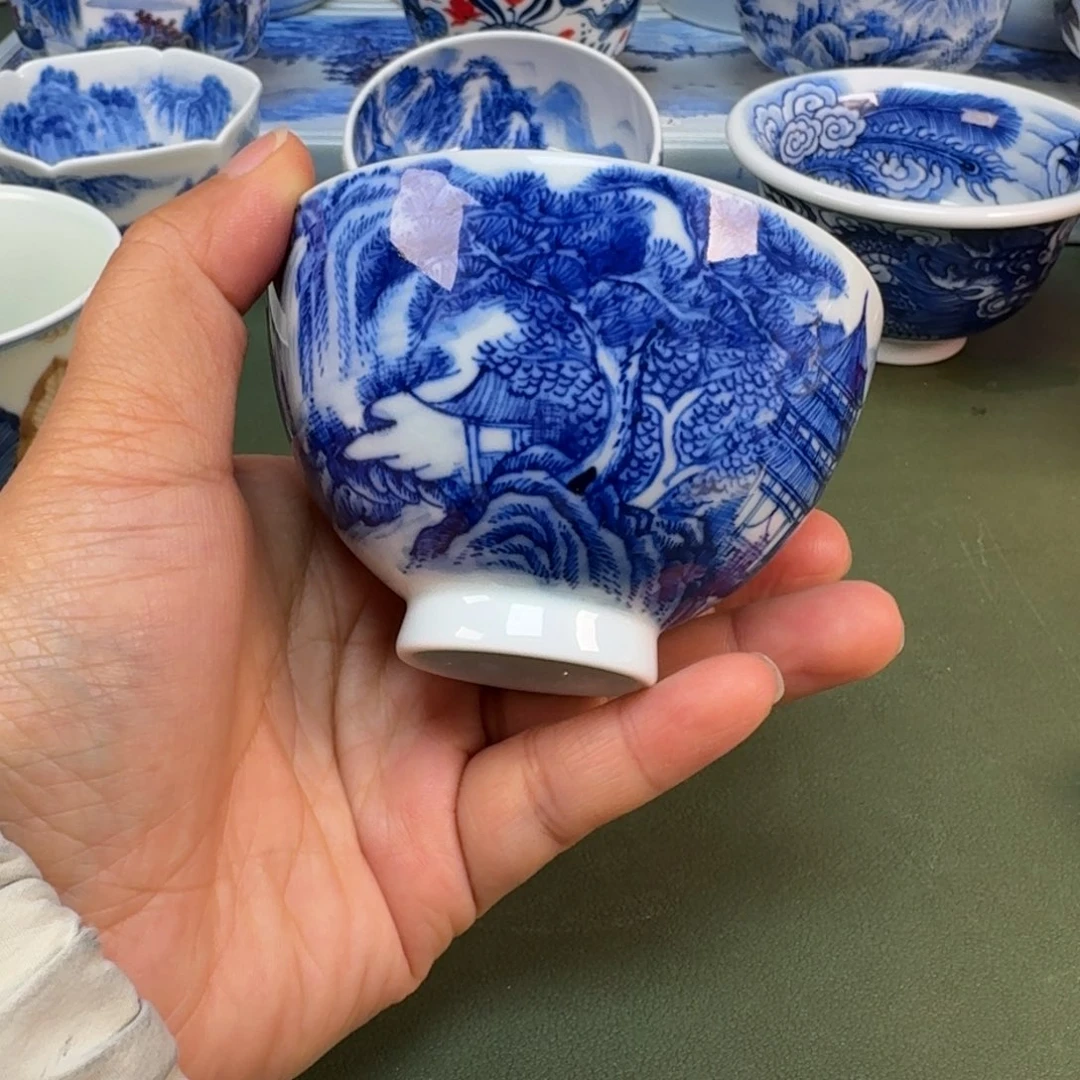陶景德镇纯手绘茶具圆圆299