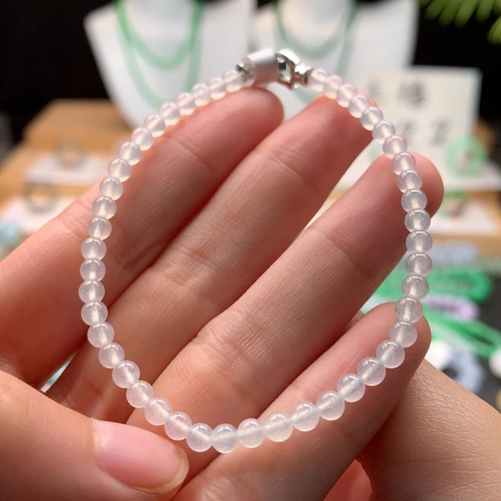 翡翠未镶嵌手链天然缅甸A货翡翠