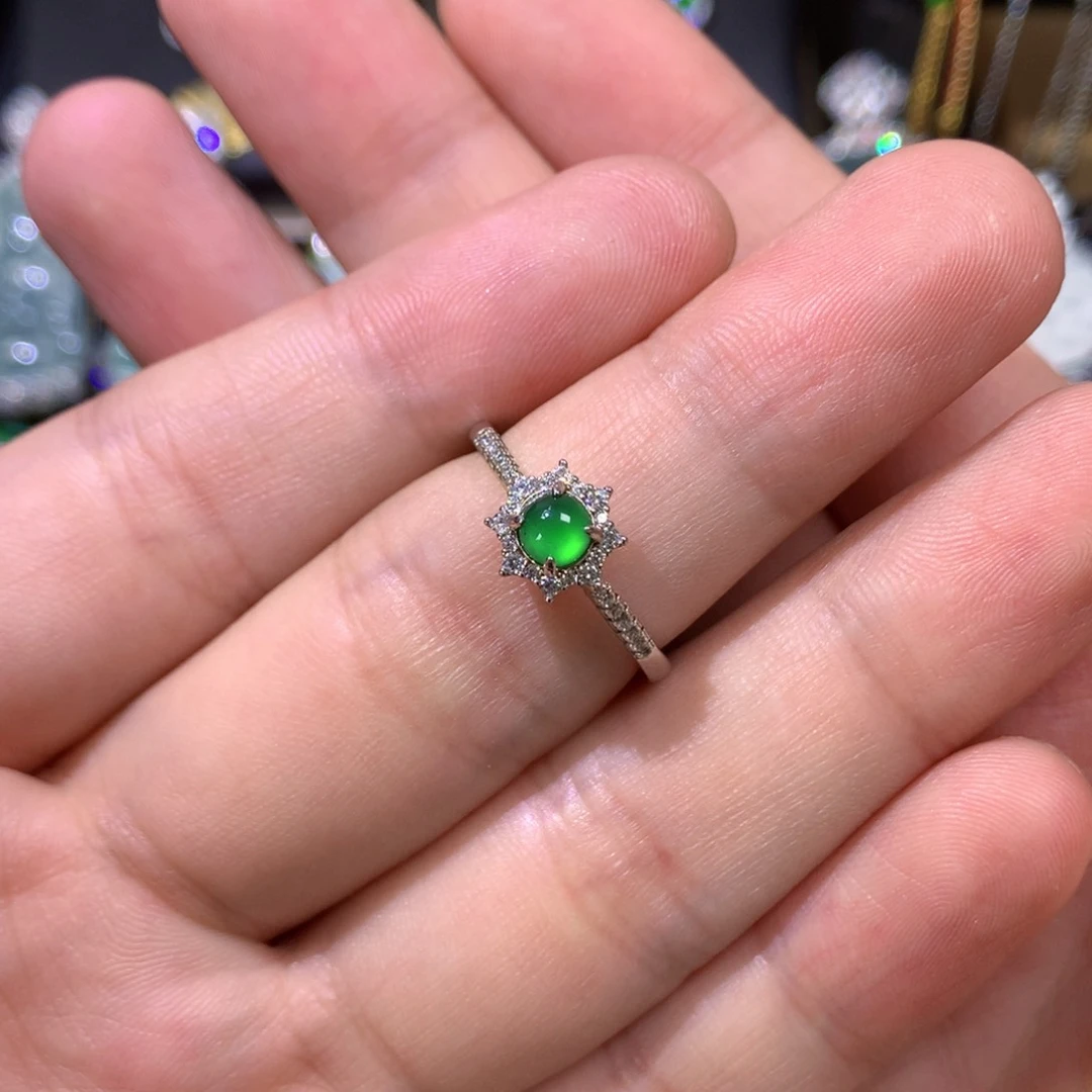 翡翠银S925镶嵌颈饰66666666666666