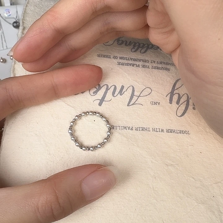 戒指海水珍珠18K金镶嵌