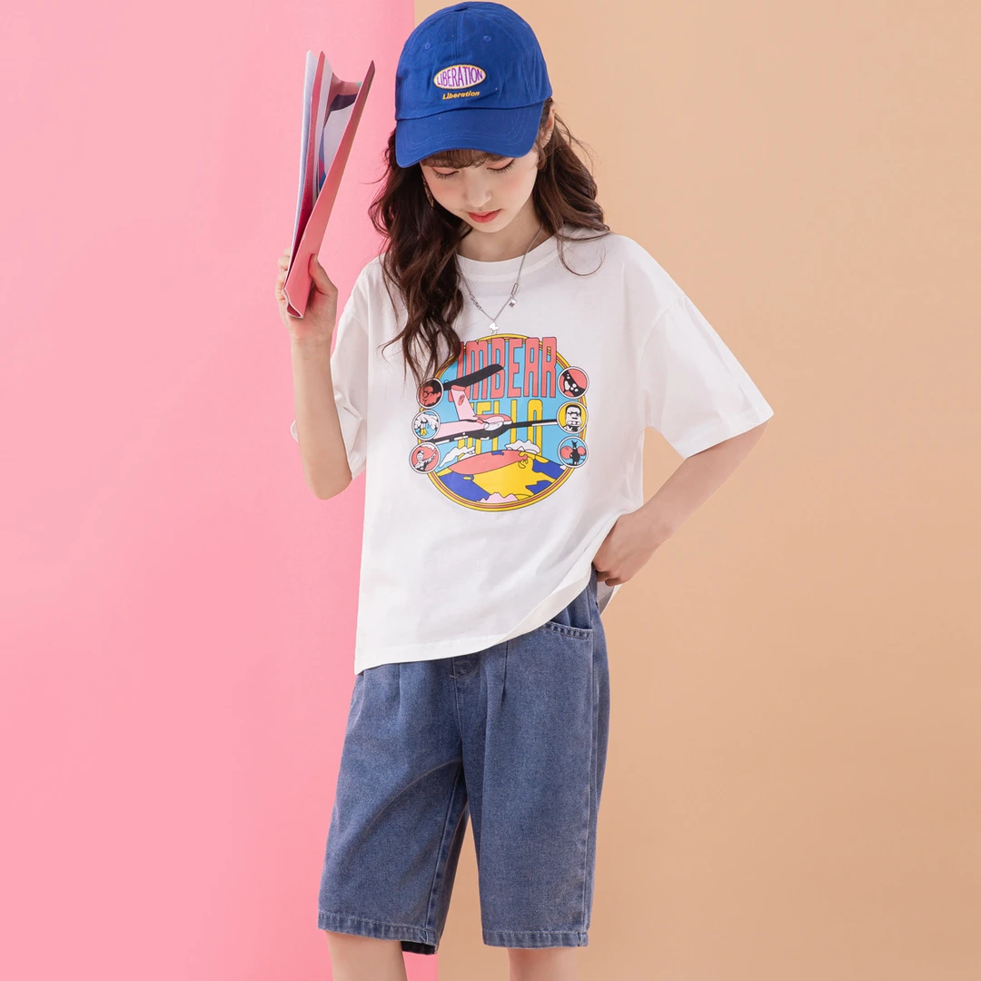 女童套装夏季-21JF035