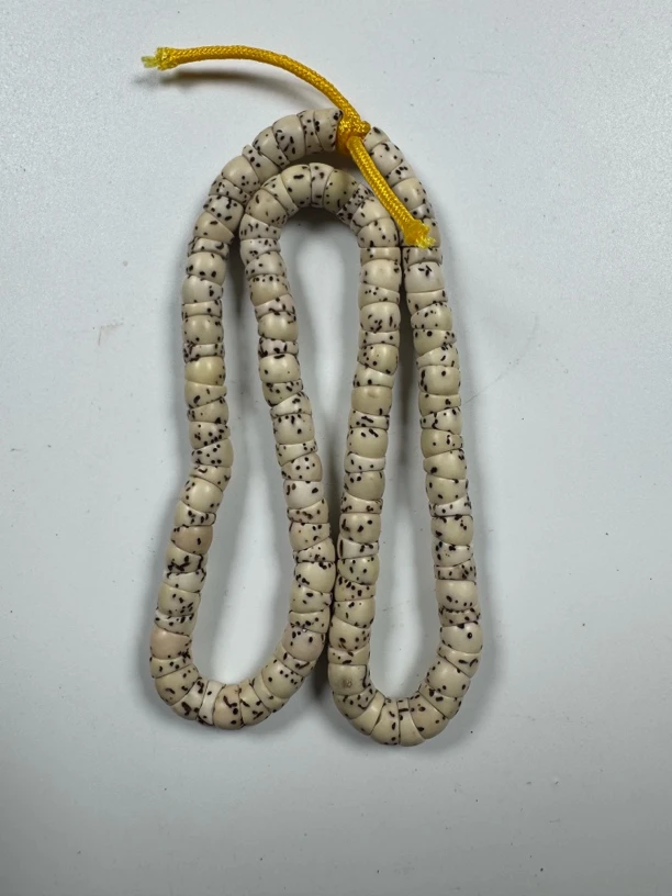 （微氧化）星月菩提原生态原白卡7mm大肠(110-120颗籽)（无塑封袋）