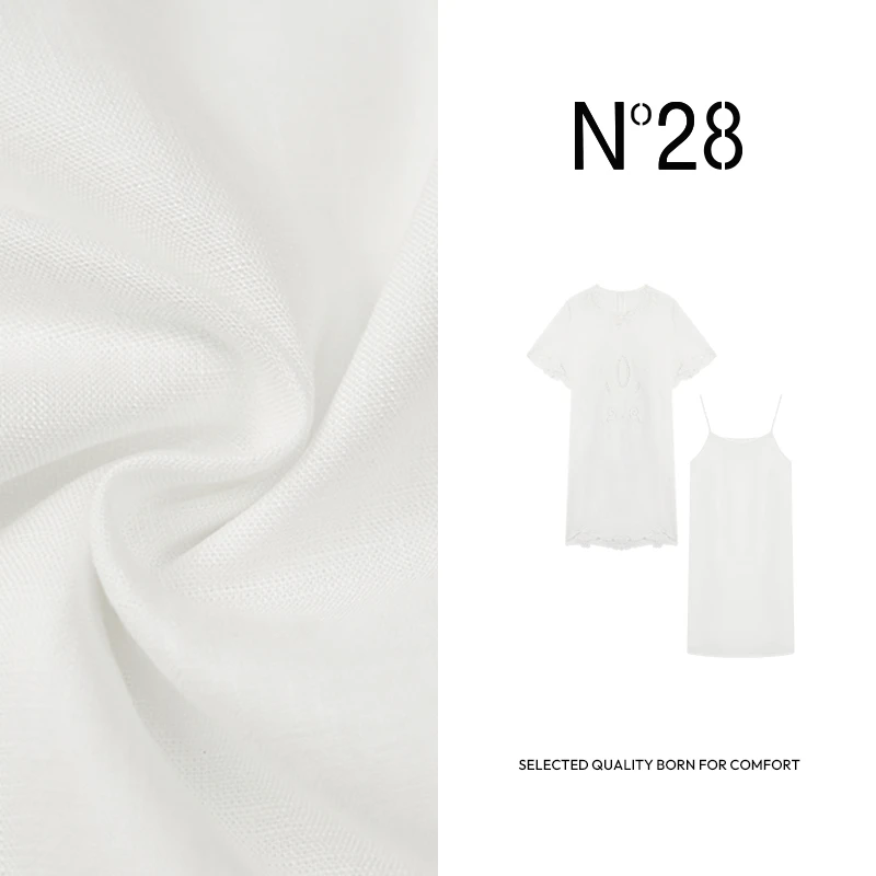 【娜娜】N°28轻奢气质连衣裙夏季款显瘦连衣裙时尚设计感小众中长裙