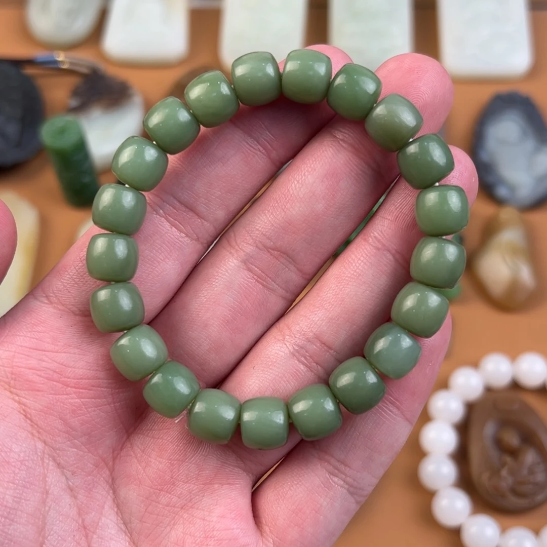 和田玉手链未镶嵌