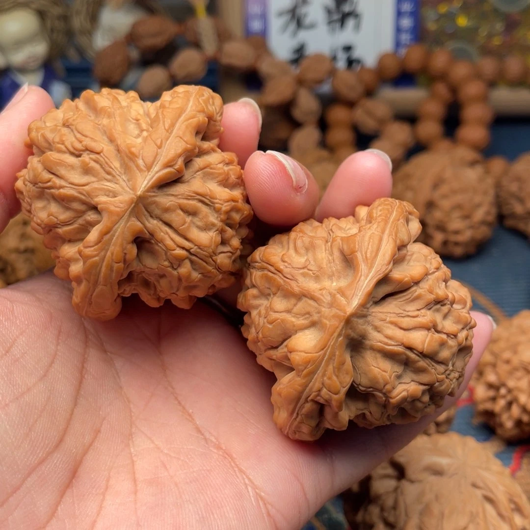 吊坠文玩核桃布**喵龙鼎52