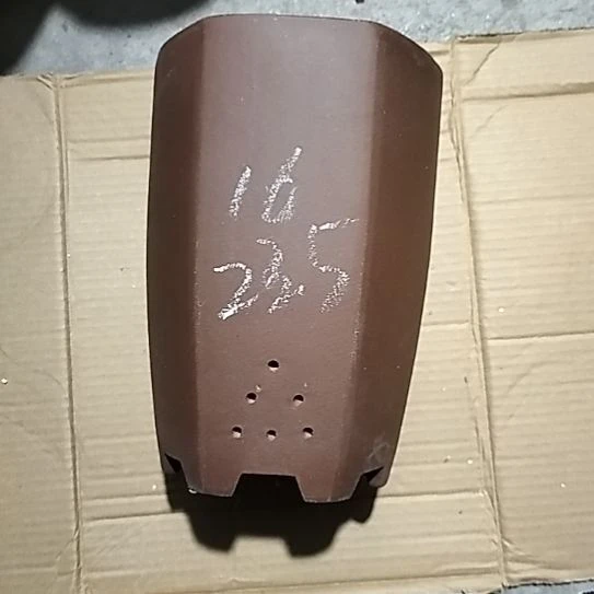 紫砂六方一个紫砂花盆