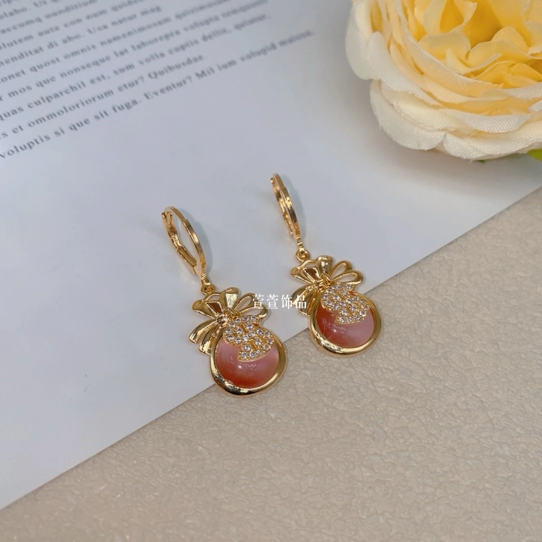 铜合金无非金属耳饰 耳扣时尚简约百搭气质高级感福袋耳环0475