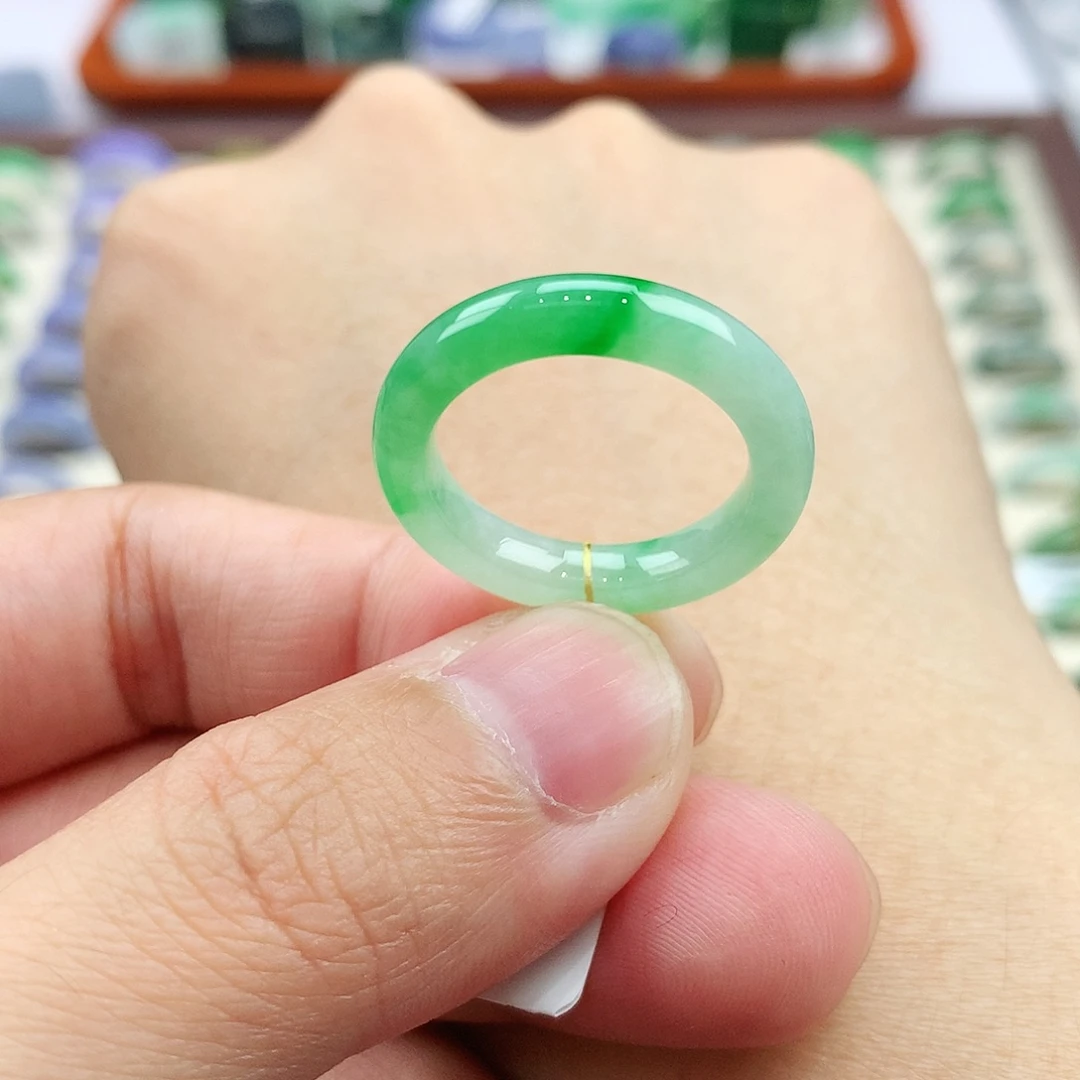 未镶嵌戒指翡翠15号