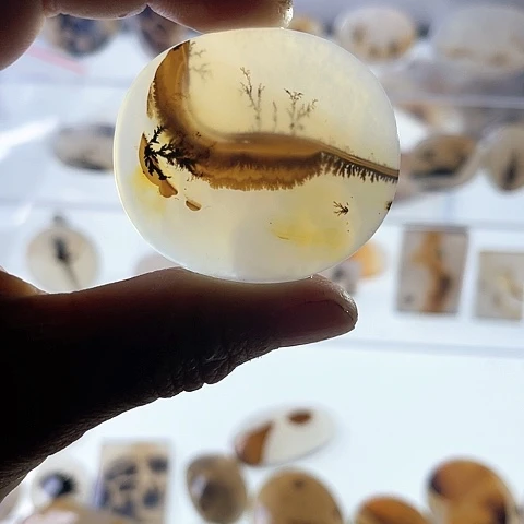 【闪购商品】玛瑙/玉髓珠宝半成品未镶嵌冬*语