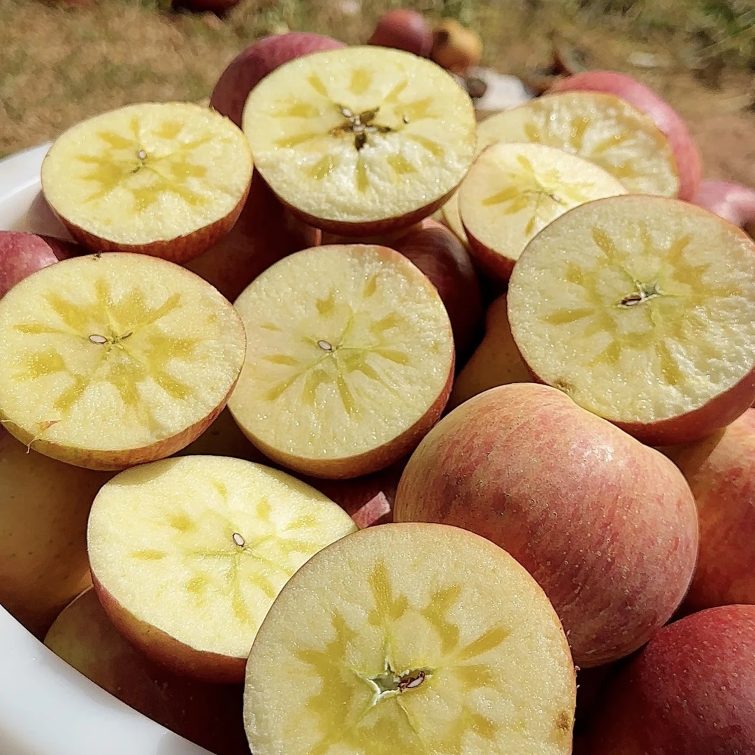 新疆冰糖心丑苹果脆甜多汁产地顺丰包邮