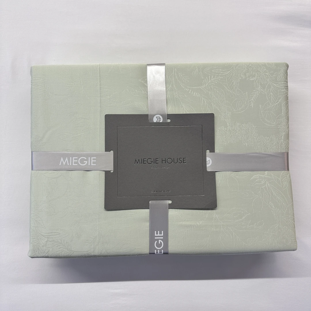 简约丝滑轻奢天丝棉大提花四件套-妮斯