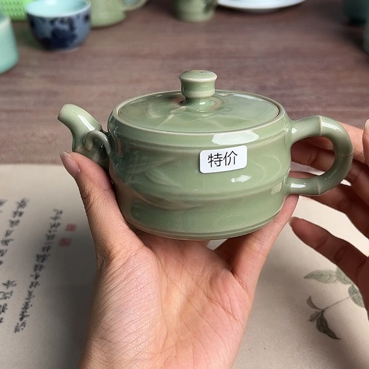 龙泉云间青瓷小米茶器