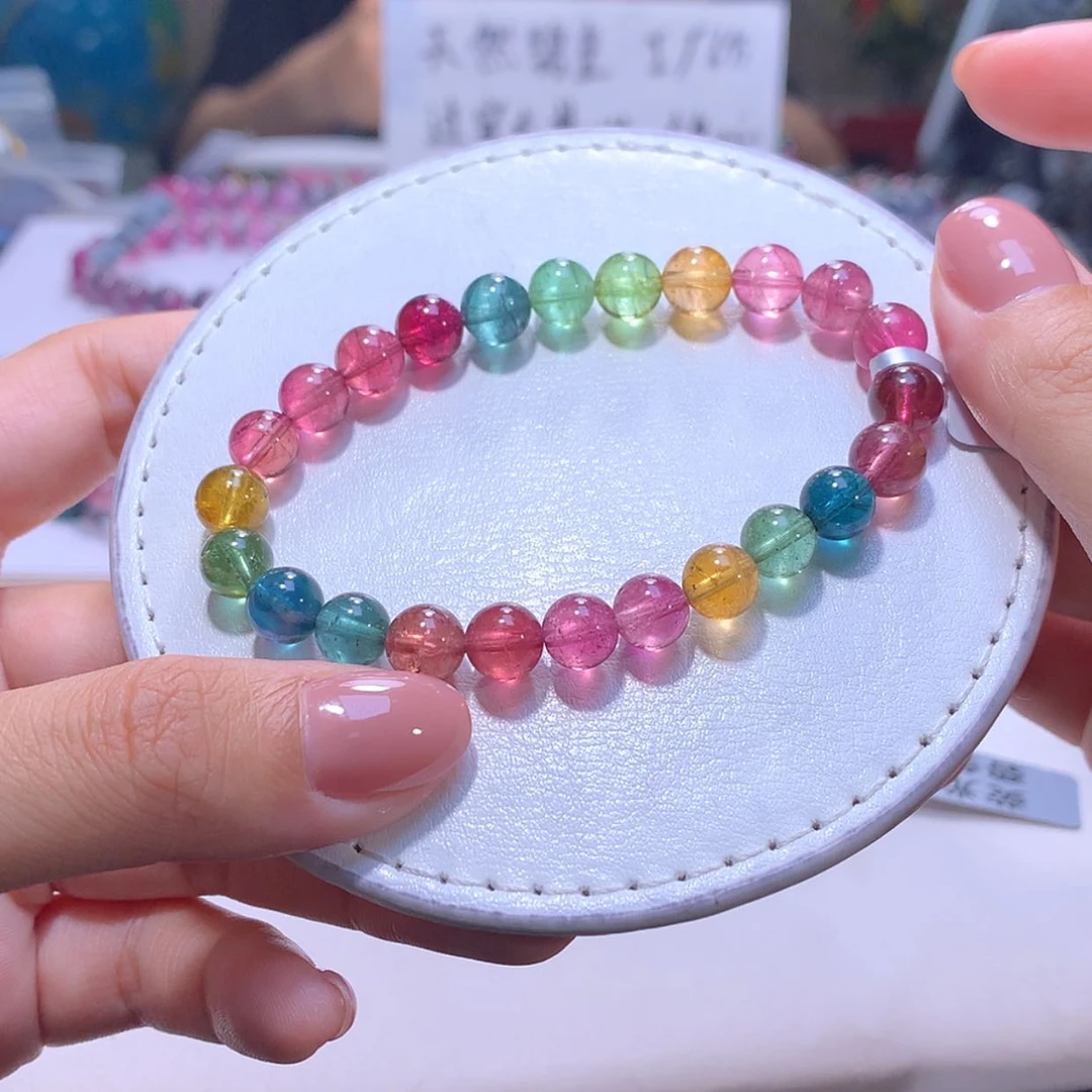 【闪购商品】未镶嵌手链碧玺8m