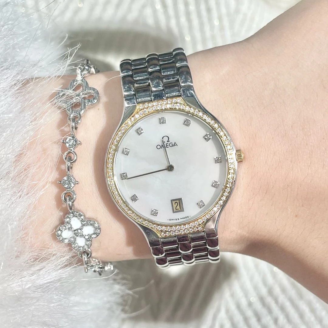 95新 Omega/欧米茄 蝶飞/石英/OM1257