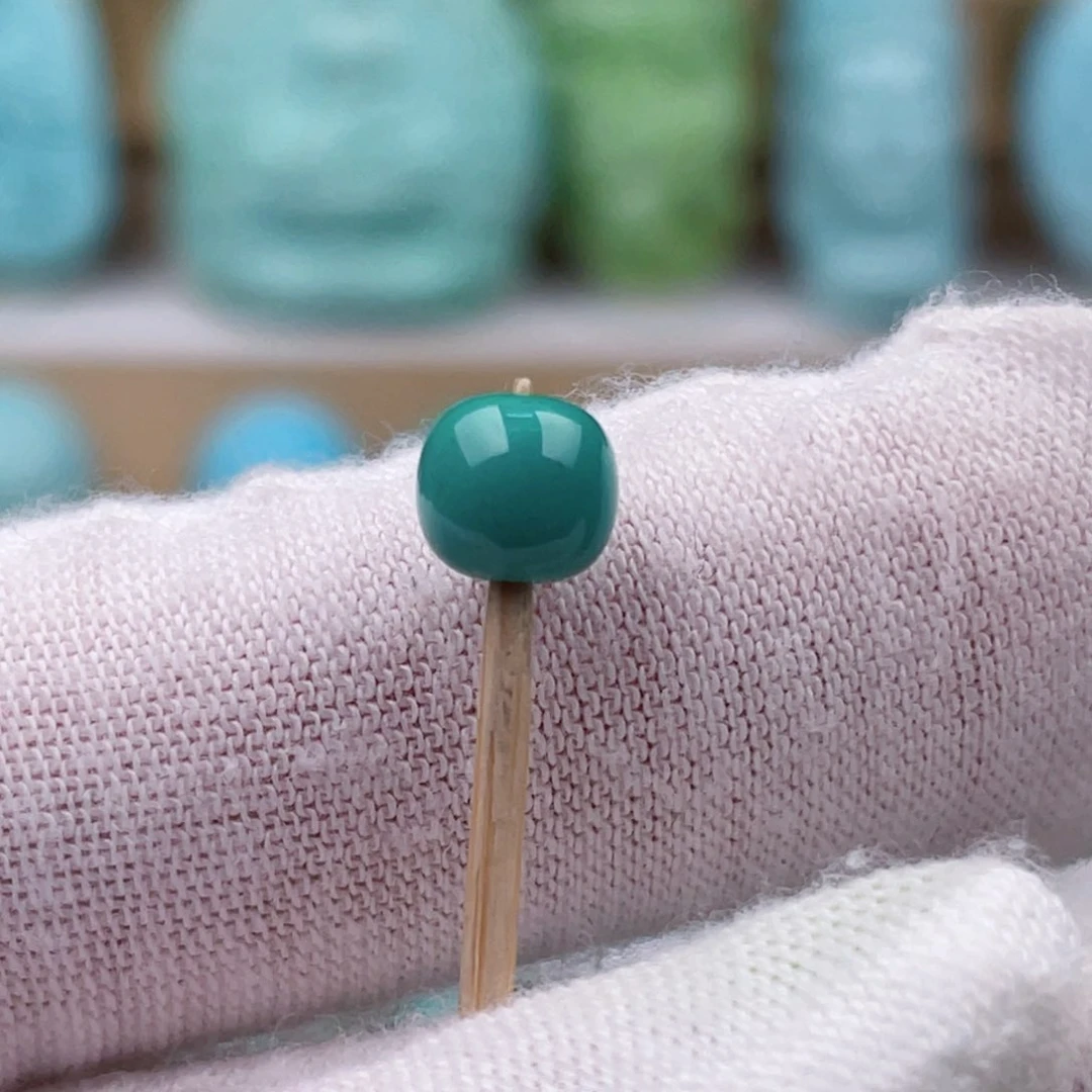 未镶嵌绿松石珠宝奇石6.4毫米