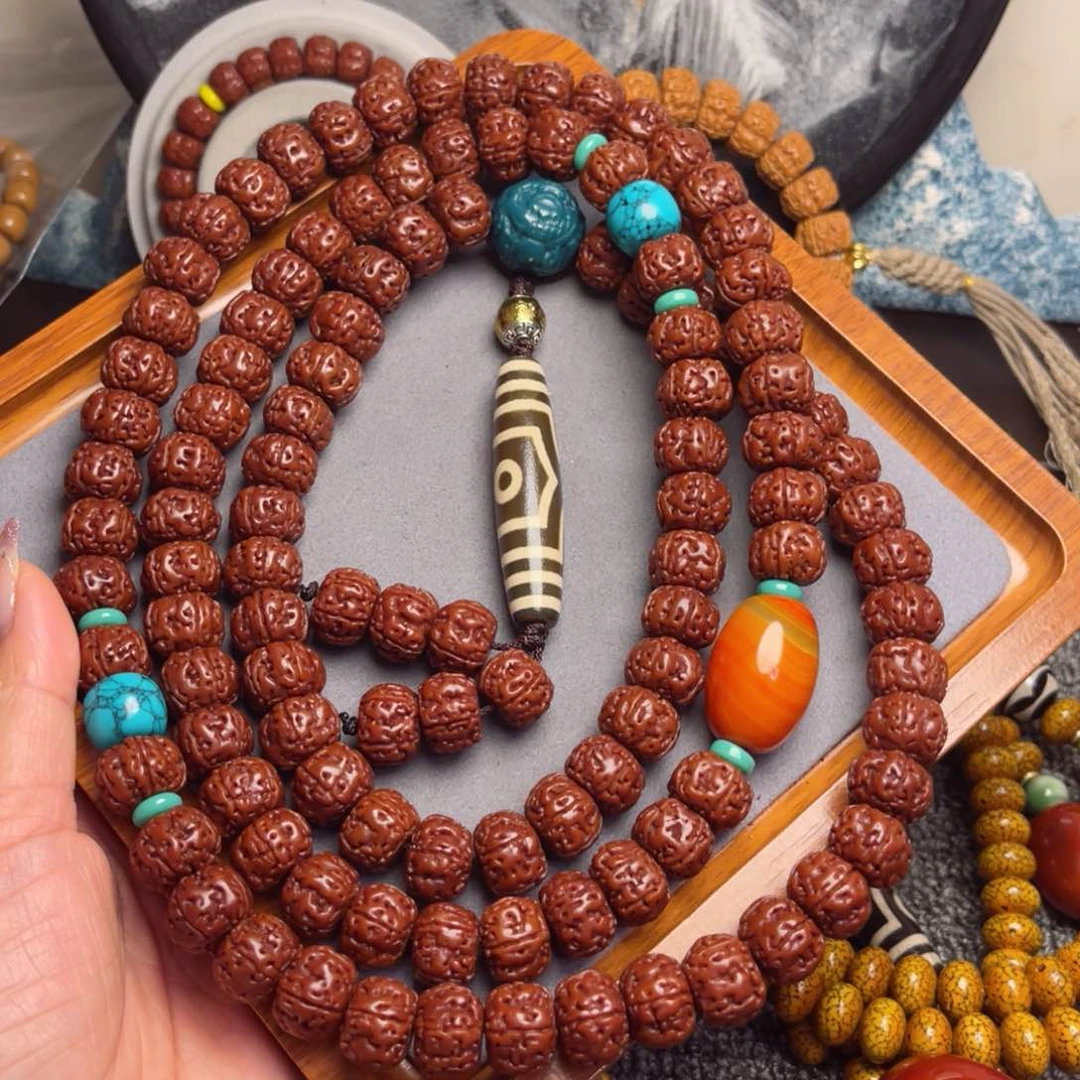 金刚菩提吊坠倾****老藏式直切一代龙