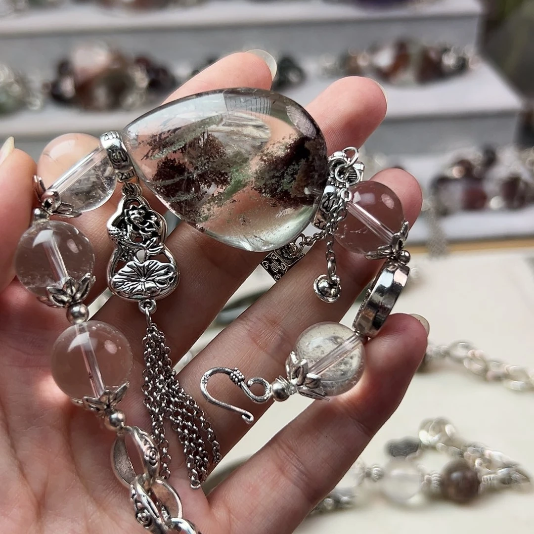 水晶手链合金骗***腿手串