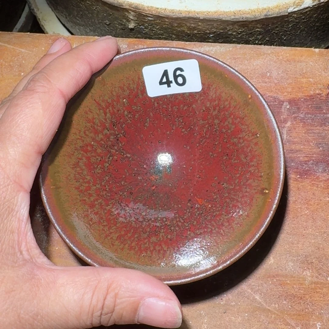 小雨茶盏，手工柴烧，