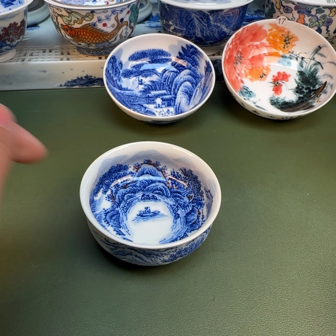 纯手工纯手绘茶具石头18