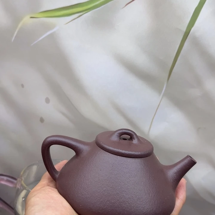 紫砂茶壶天青子冶200c c