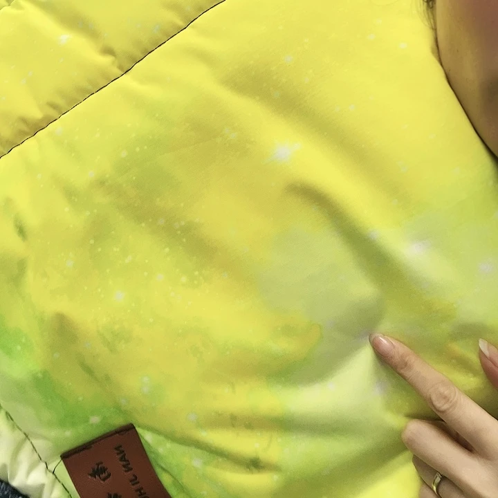登山服冬款立体定位黄