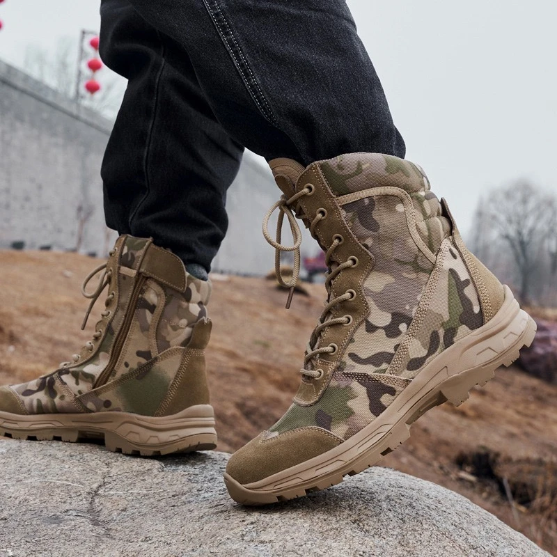 1659-1中帮单款战术靴