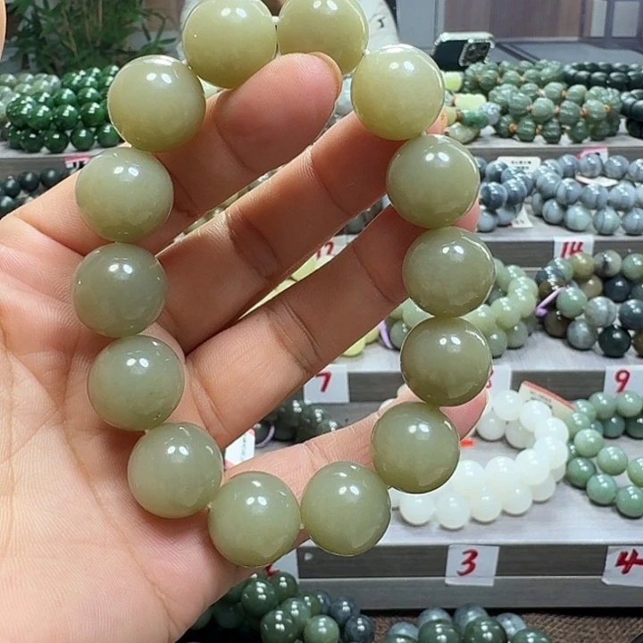 未镶嵌手链和田玉新疆且末糖卡16