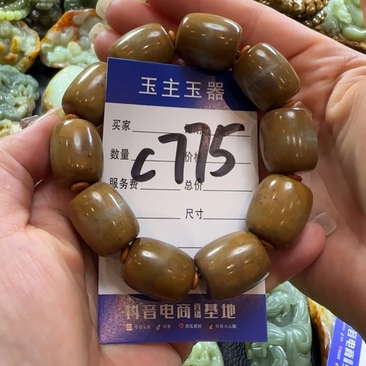 手串未镶嵌透闪石质玉