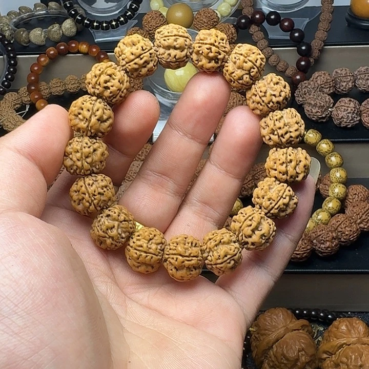 金刚菩提吊坠原生态至尊梅花双龙16