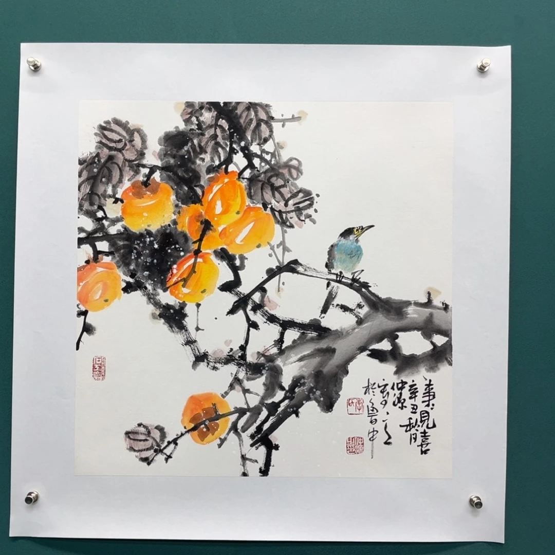 国画艺术家真人手绘