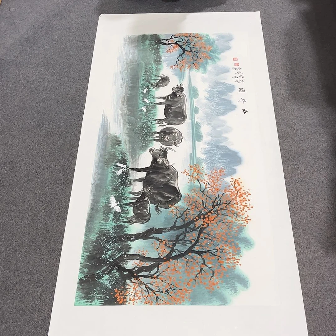 国画LT精品国画作品单幅任发