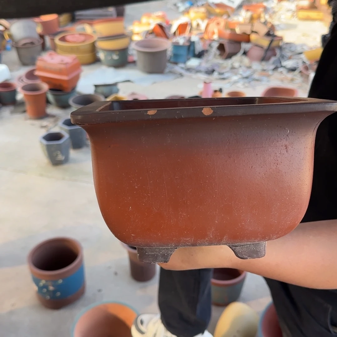 紫砂花盆瑕疵和瑕疵