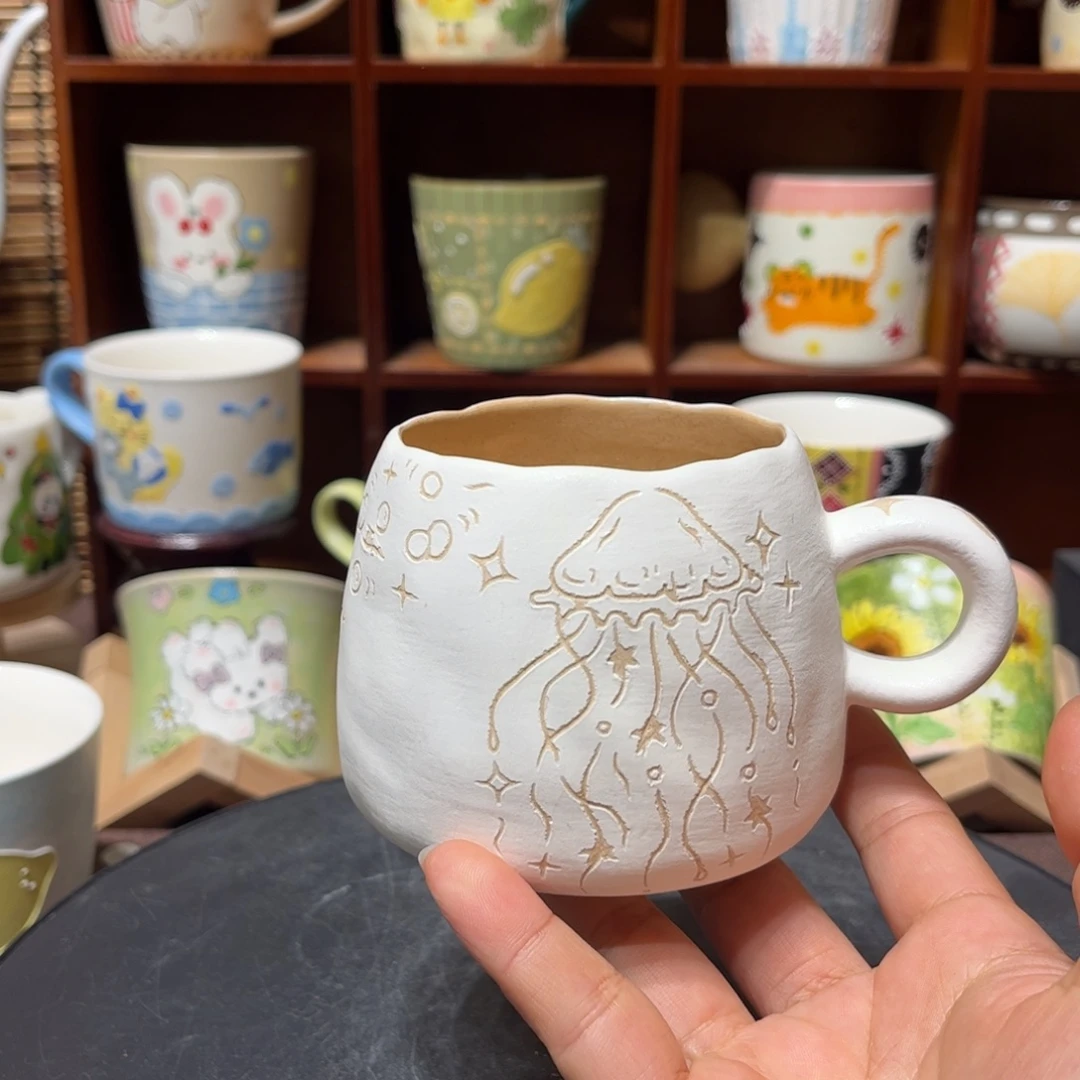 陶杯子景德镇陶瓷马克杯