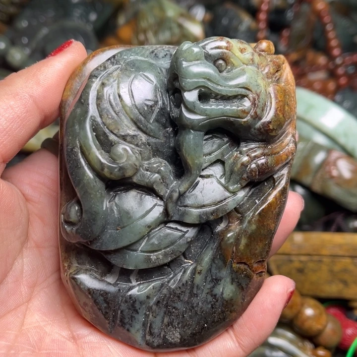 岫岩河磨玉（透闪石质玉）未镶嵌挂件