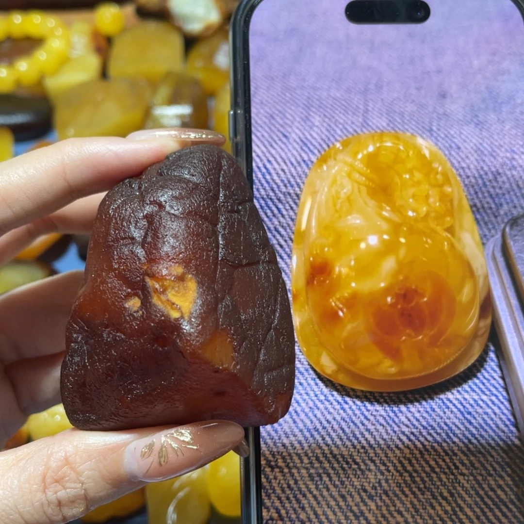 定制蜜蜡未镶嵌波罗的海琥珀蜜蜡原石