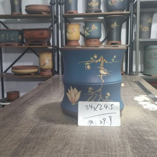 紫砂花盆库存尾货清仓